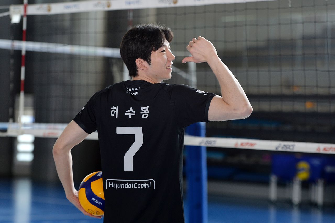 현대캐피탈 주장 허수봉. 천안=김성태 객원기자