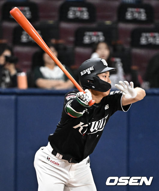 [OSEN=조은정 기자] KT 유준규 2026.05.08 / cej@osen.co.kr