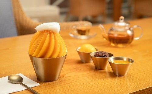 제주신라호텔의 ‘쁘띠 애플망고 빙수’. 사진 호텔신라