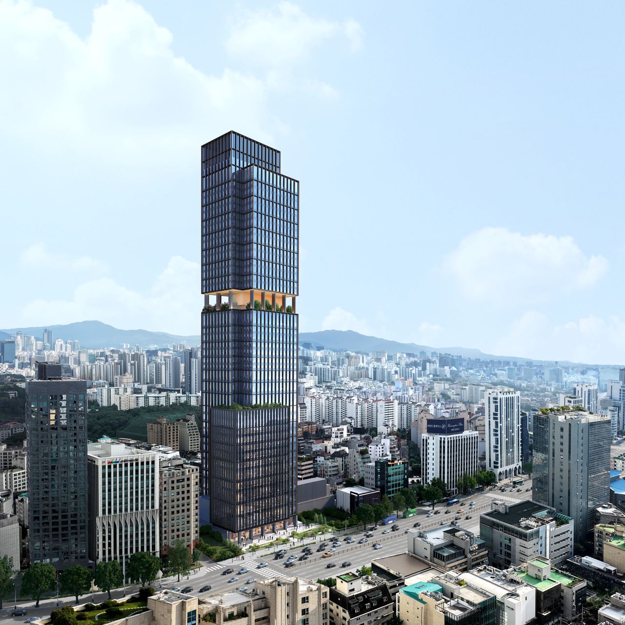 서울 강남구 청담동 52-3 일대 역세권 활성화사업 조감도. [사진 서울시]