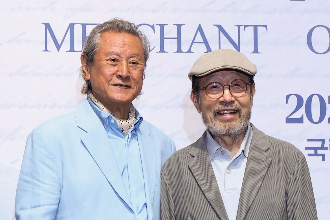 박근형(왼쪽), 신구