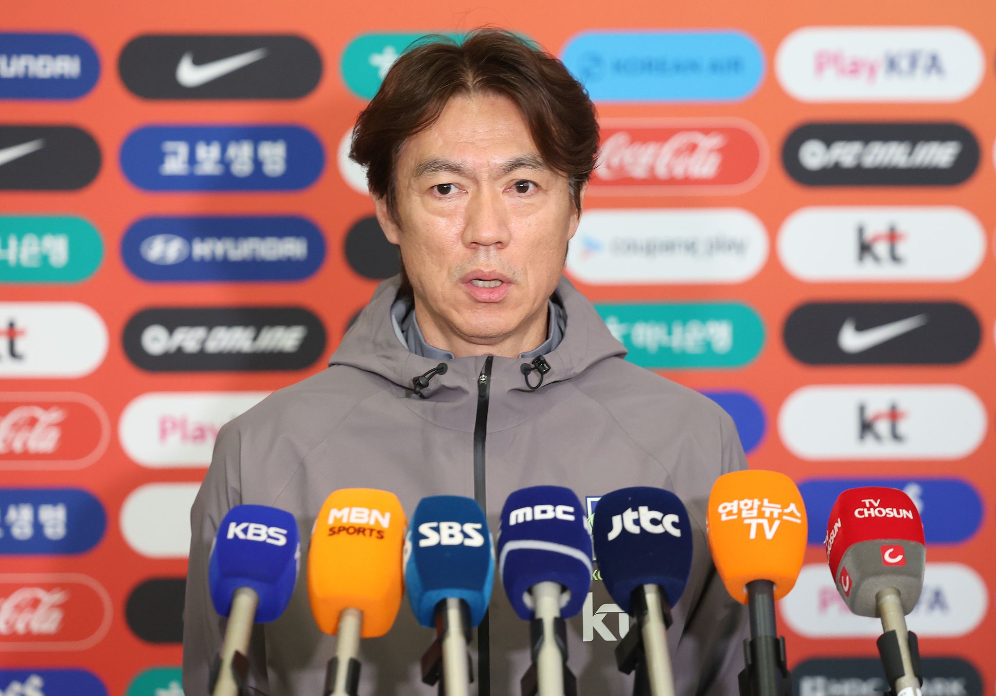 홍명보 한국축구대표팀 감독. 뉴스1