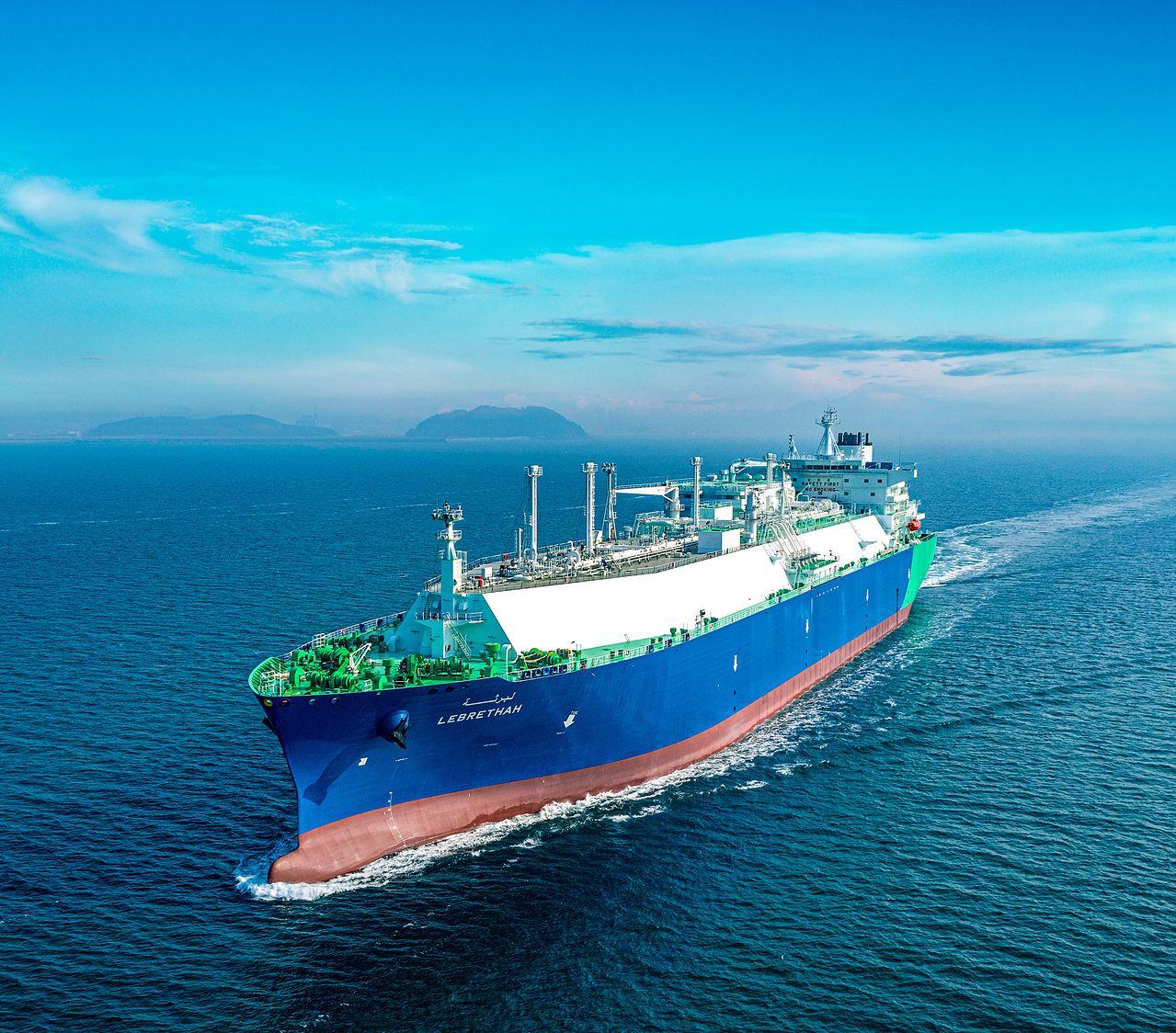 한화오션이 건조한 액화천연가스(LNG) 운반선 모습. 사진 한화오션