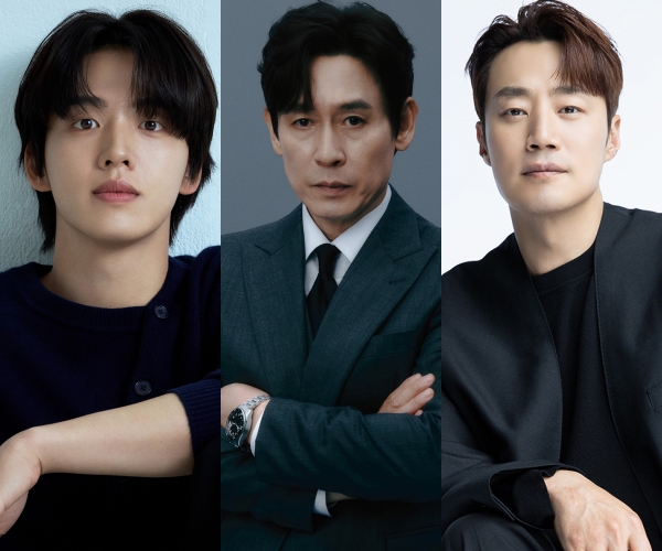 (왼쪽부터) 배우 원규빈, 설경구, 이희준