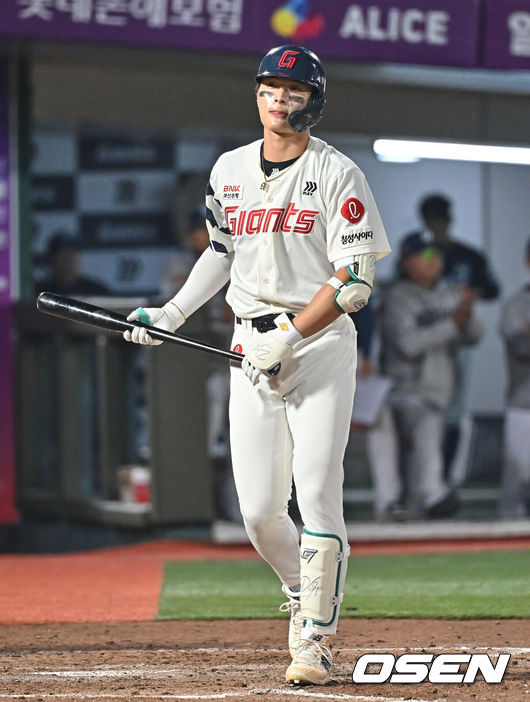 [OSEN=부산, 이석우 기자] 롯데 자이언츠 윤동희 / foto0307@osen.co.kr