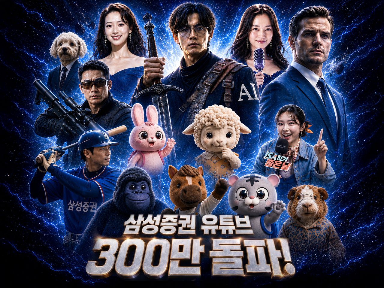 삼성증권은 지난 12일 기준 유튜브 채널 구독자가 300만명을 돌파했다고 밝혔다. 사진 삼성증권