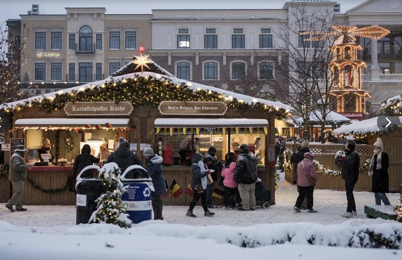 독일식 크리스마스 축제인 ‘카멀 크리스트킨들마르크트(Carmel Christkindlmarkt). 사진 SNS 캡처