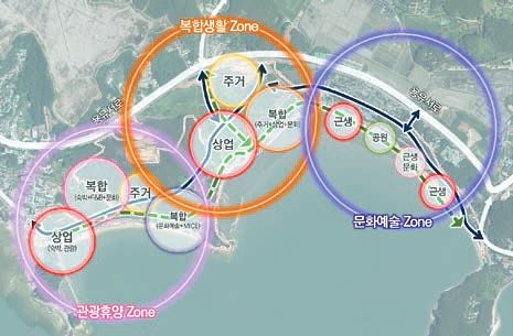 복합휴양·관광도시로의 대전환을 예고하는 ‘인천 용유 도시개발사업’ 구상도. [사진 iH]