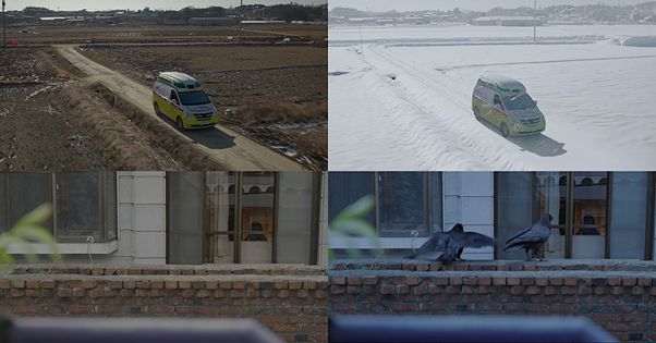 실제 촬영 징면(왼쪽)과 VFX 적용 장면. [사진 스튜디오 피닉스·SLL·스튜디오 플로우]