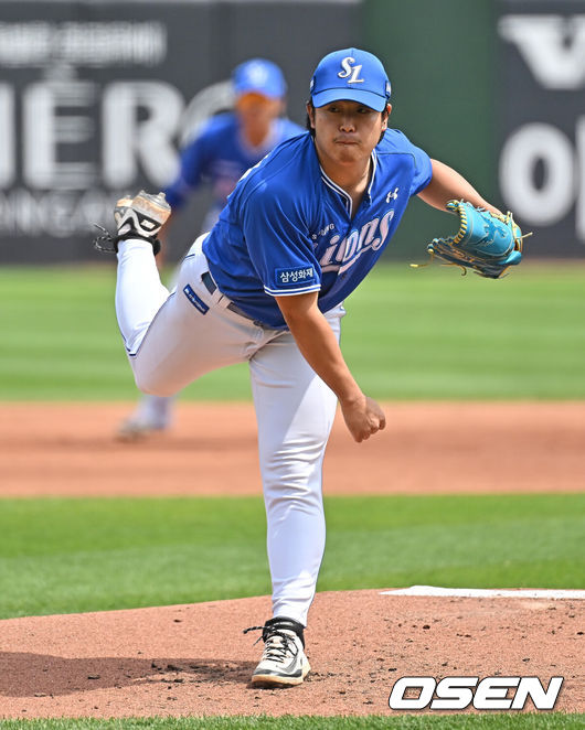 [OSEN=부산, 이석우 기자] 삼성 라이온즈 양창섭 034 2026.05.24 / foto0307@osen.co.kr