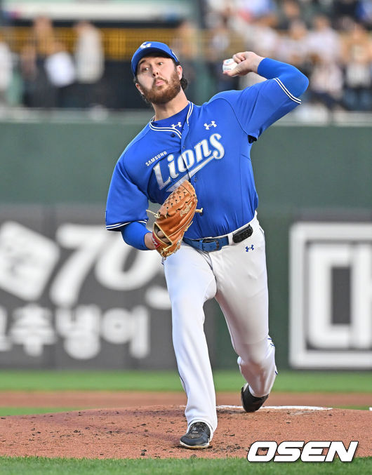 [OSEN=부산, 이석우 기자] 삼성 라이온즈 오러클린 055 2026.05.22 / foto0307@osen.co.kr
