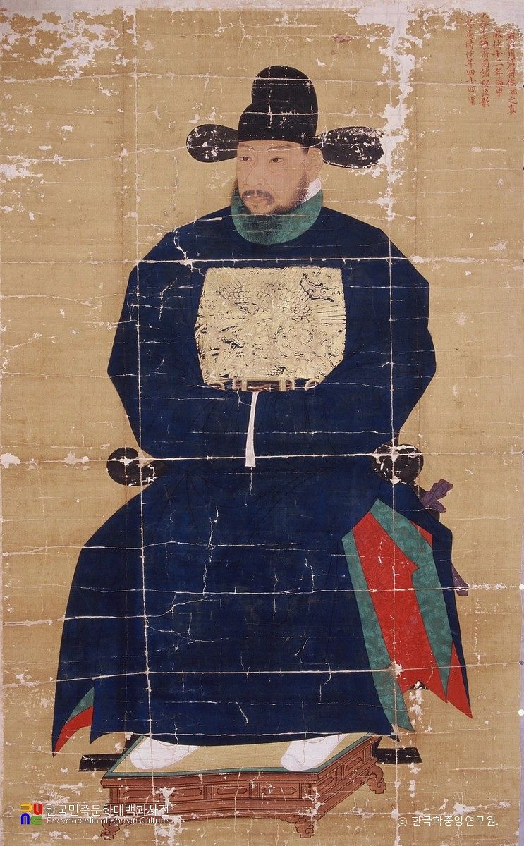 함경도의 반란 진압에 공을 세워 적개공신에 봉해진 손소 영정(15세기 제작, 보물 1216호). [사진 한국학중앙연구원]