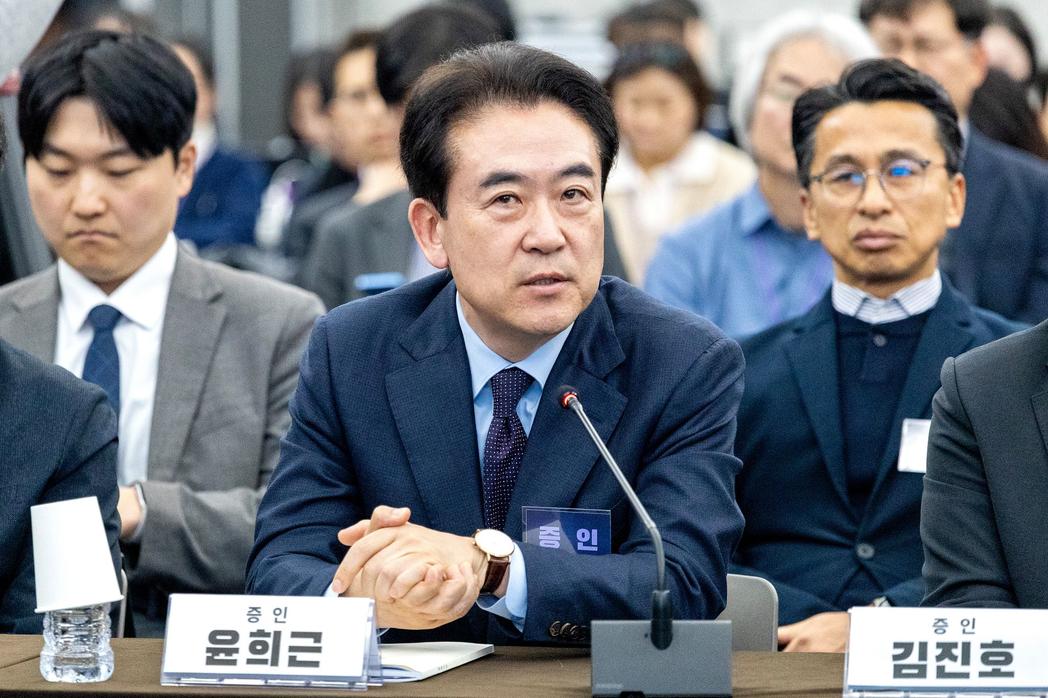 윤희근 전 경찰청장. 김경록 기자