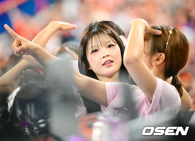 [OSEN=대전, 지형준 기자] 한화 치어리더 최석화 . 2026.05.30/ jpnews@osen.co.kr