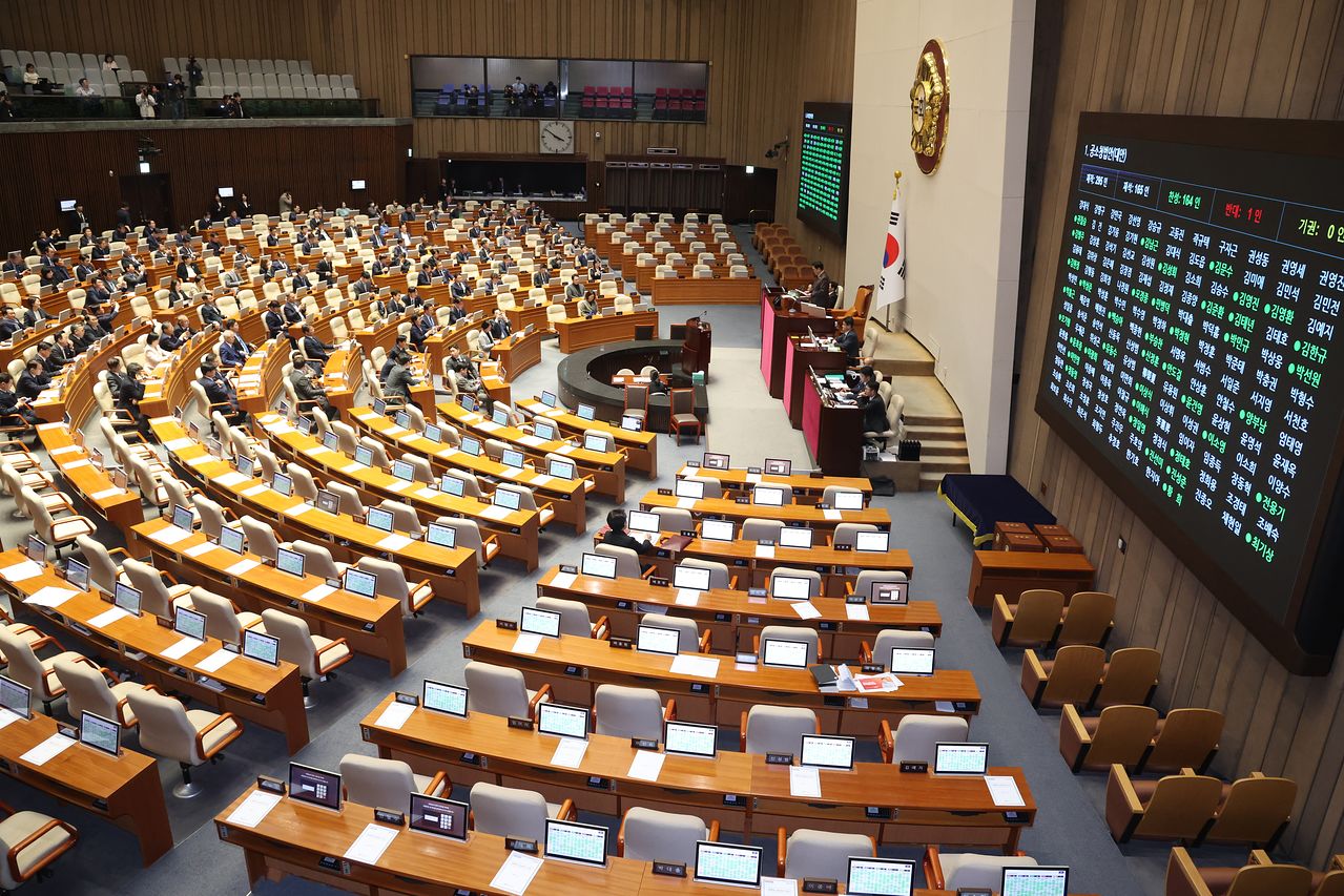 3월 20일 서울 여의도 국회에서 열린 제433회국회(임시회) 제2차 본회의에서 공소청법안이 가결됐다. 뉴스1