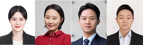 왼쪽부터 황진희 한양대 석·박사통합과정생(제1저자), 김정희 한양대 교수(공동 교신저자), 박동욱 서울시립대 교수(공동 교신저자), 정예환 한양대 교수(교신저자).