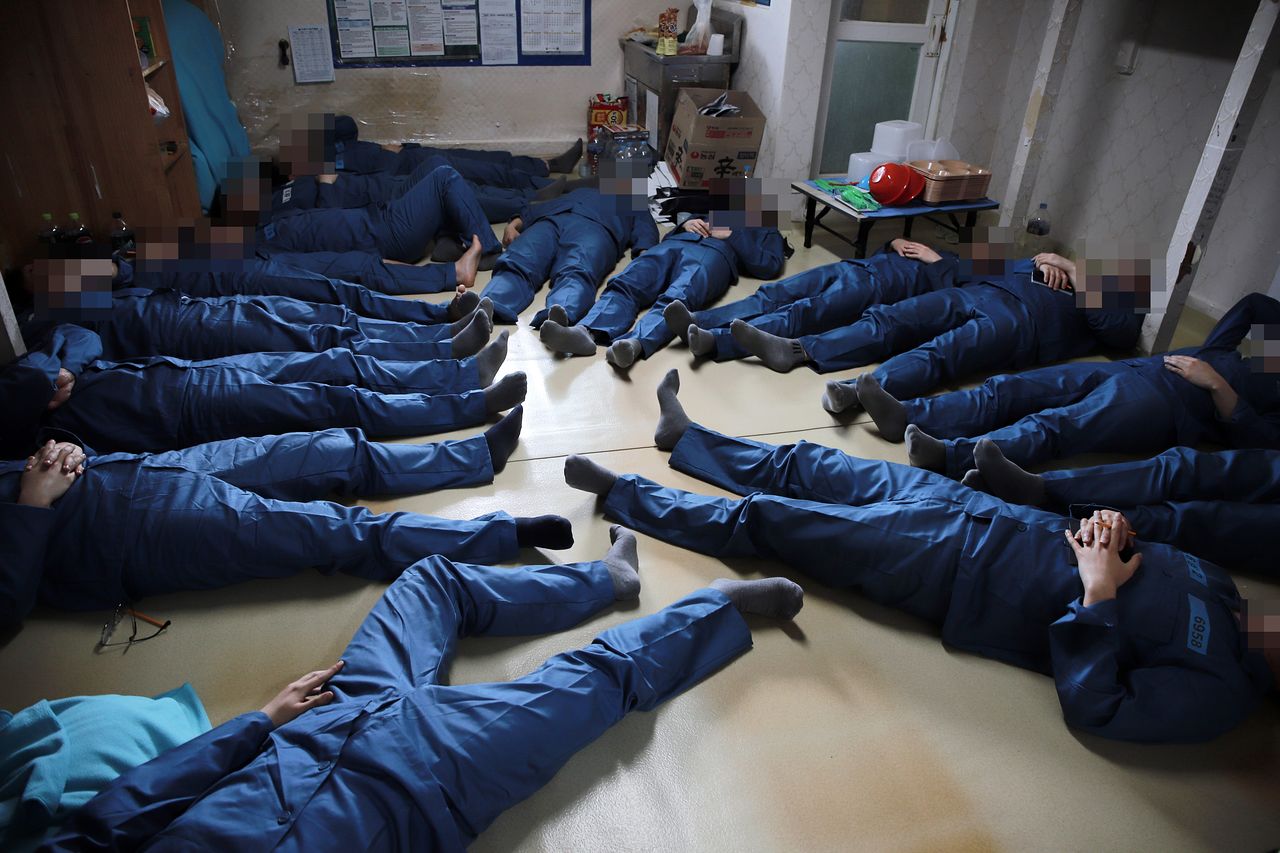 법무부는 지난 4월 15일 경기 안양시 동안구 안양교도소에서 제2차 교정시설 현장 진단을 실시했다. 연합뉴스