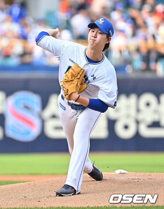 [OSEN=대구, 이석우 기자] 삼성 라이온즈 장찬희 083 2026.05.02 / foto0307@osen.co.kr