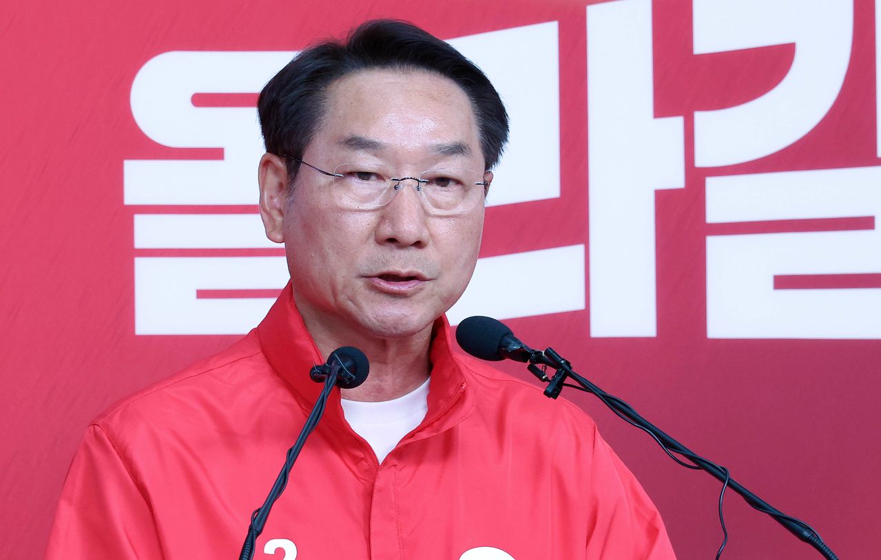 유정복 국민의힘 인천광역시장 후보. 임현동 기자