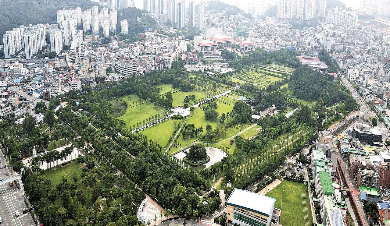 부산 남구에 있는 유엔기념공원 모습. 사진 부산시