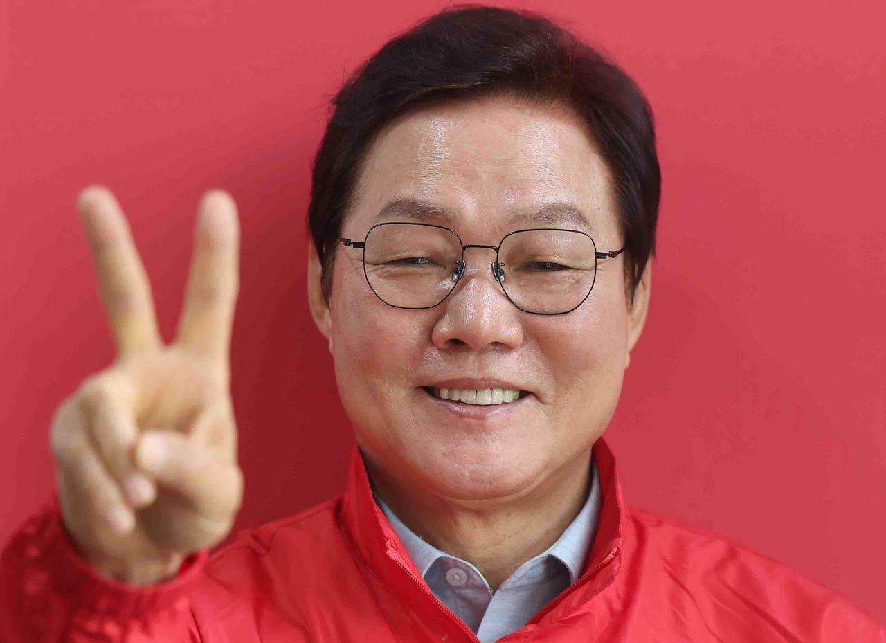 박완수 국민의힘 경남지사 후보. 연합뉴스