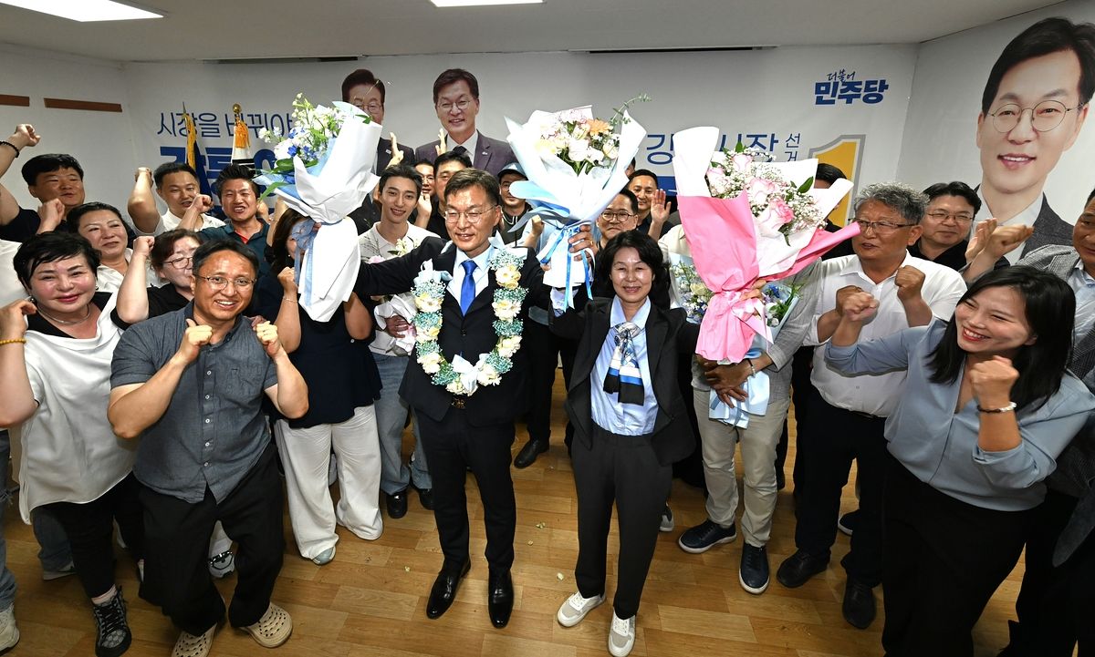 보수 성향이 강한 강원도 강릉시에서 더불어민주당 김중남 당선인이 국민의힘 김홍규 후보를 꺾고 당선됐다. [연합뉴스]