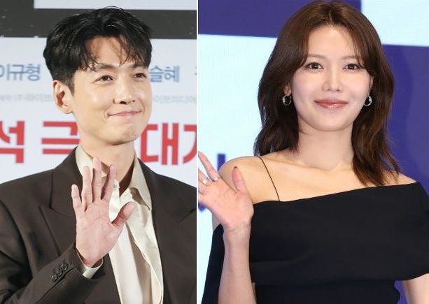 배우 정경호·그룹 소녀시대 멤버 겸 배우 최수영. 연합뉴스