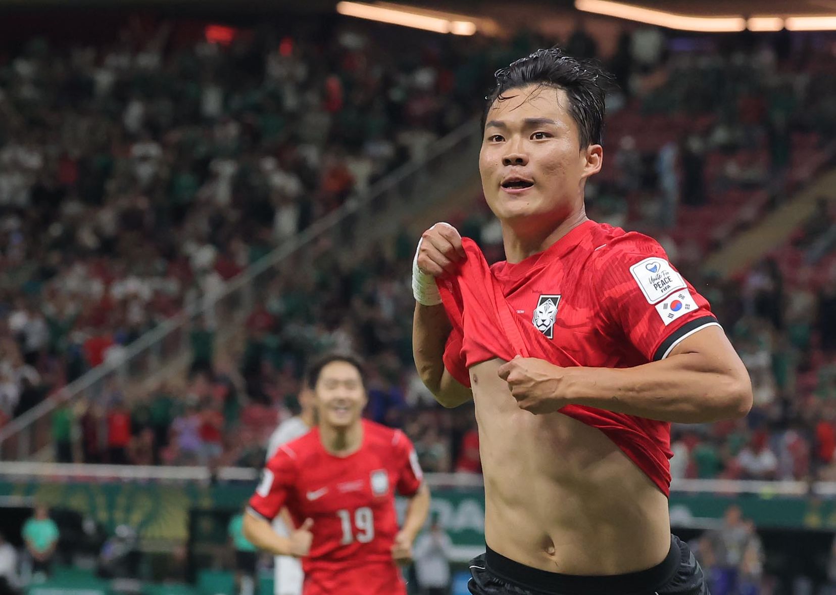역전 결승골 주인공 오현규. 연합뉴스