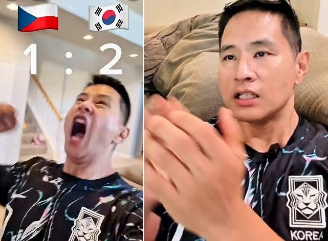 가수 유승준(미국 이름 스티브 승준 유)이 지난 12일 대한민국 축구 국가대표팀을 응원하는 모습이 담긴 쇼츠 영상을 공개했다. 사진 유튜브 채널 ‘유승준’ 캡처