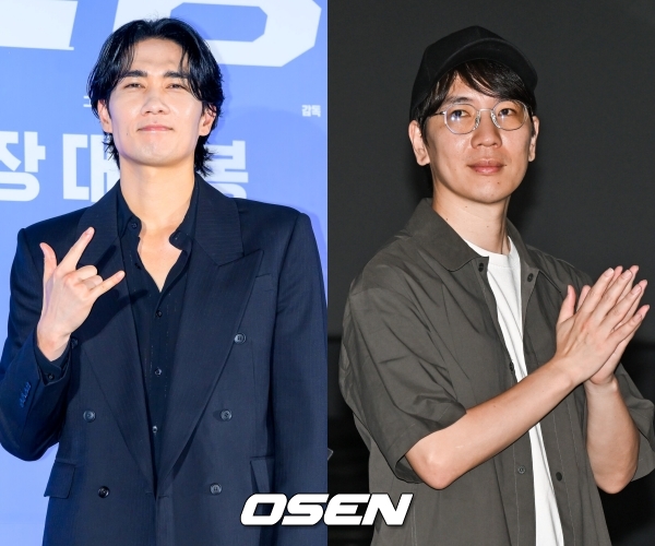 (왼쪽부터) 배우 엄태구, 엄태화 감독