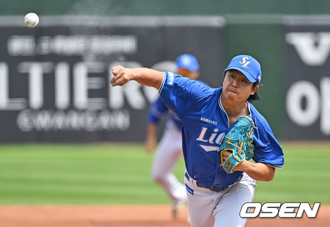 [OSEN=부산, 이석우 기자] 삼성 라이온즈 양창섭 035 2026.05.24 / foto0307@osen.co.kr