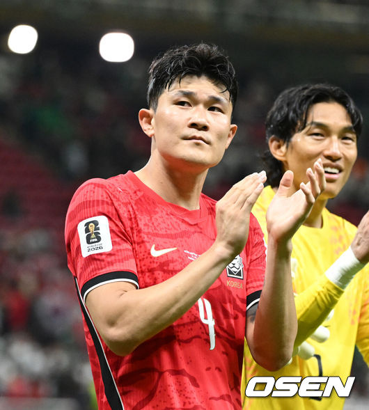 [OSEN=이대선 기자] 대한민국 김민재 2026.06.14 /sunday@osen.co.kr
