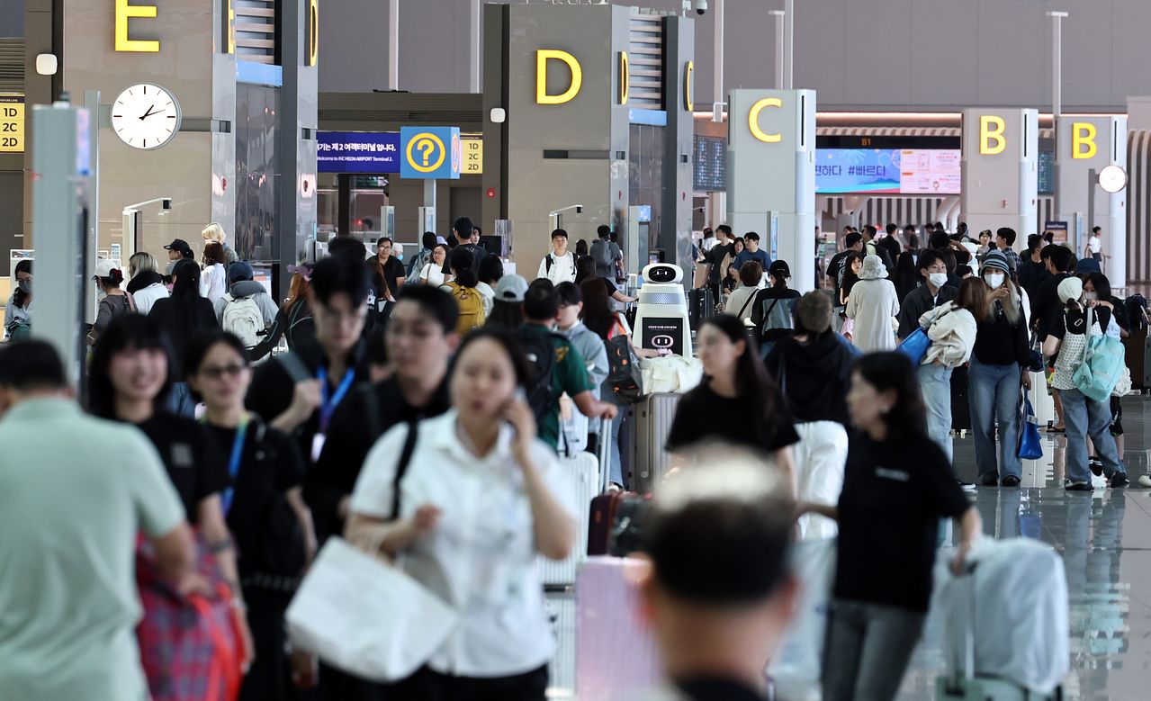 인천국제공항 출국장의 모습. 뉴스1