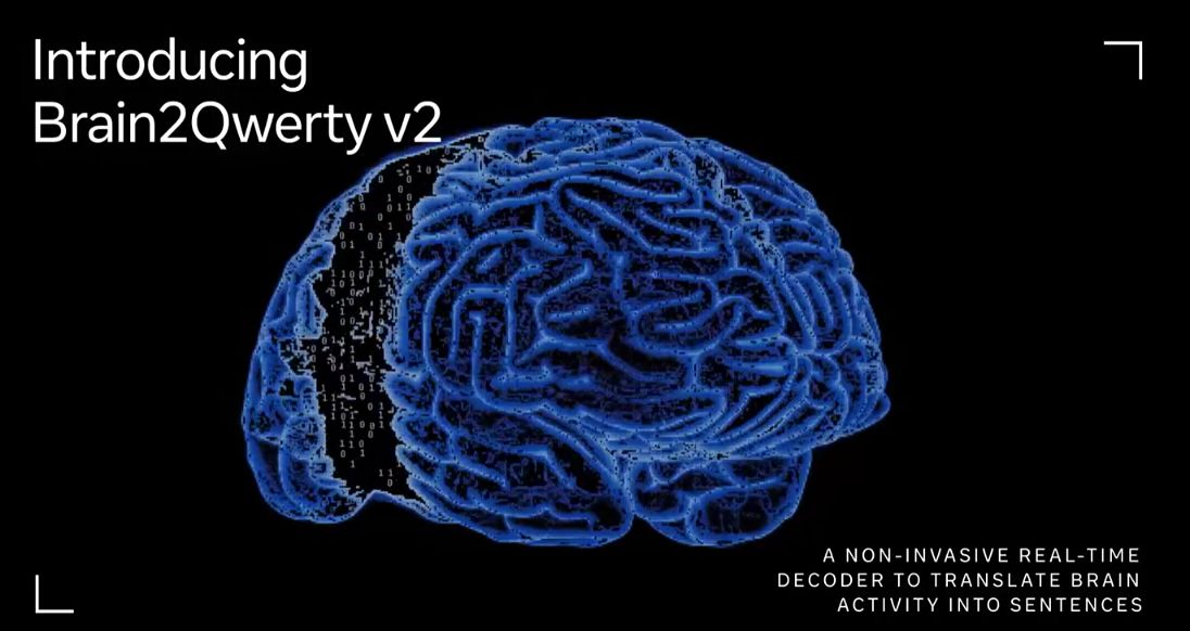 메타가 발표한 Brain2Qwerty 기술. 사진 메타