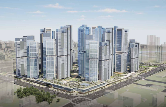 은마아파트가 최고 49층, 5850세대 대단지로 탈바꿈한다. 사진은 조감도 모습. 사진 서울시
