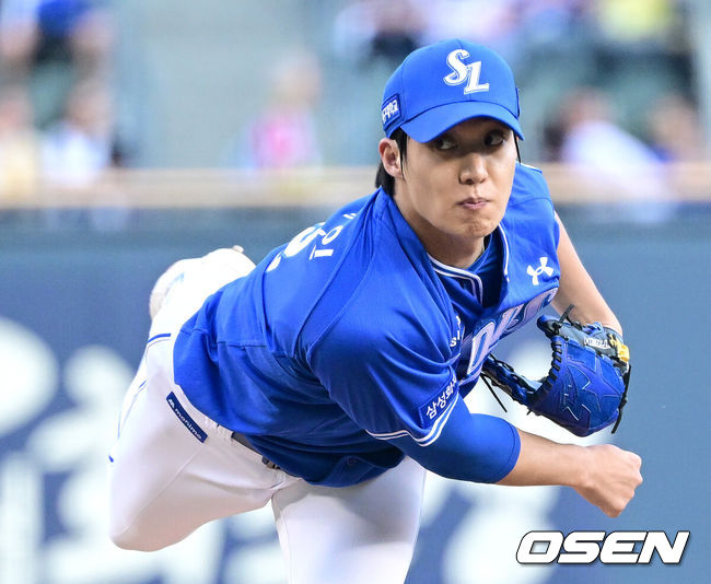 삼성 라이온즈 원태인. /OSEN DB