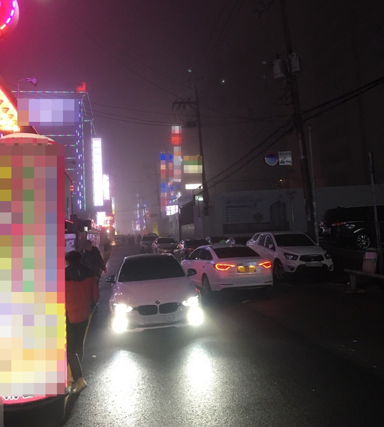 경기도 의정부에서 정유미(가명·34)씨가 일한 ㄱ업소 근방. 안덕관 기자