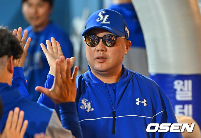 삼성 라이온즈 박진만 감독. /OSEN DB