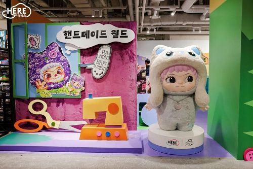  한국에서 열린 HERE 기몽도의 첫 오프라인 팝업 행사 현장. [사진 HERE 기몽도]
