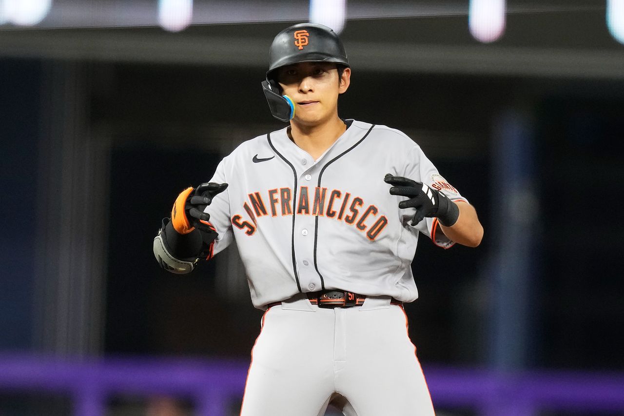 MLB 올스타전 출전이 무산된 샌프란시스코 이정후. AP=연합뉴스