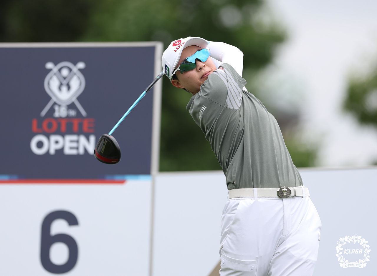 김효주가 5일 끝난 KLPGA 투어 롯데 오픈에서 우승했다. 사진 KLPGA
