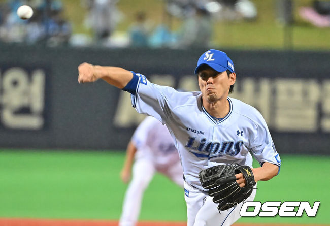 [OSEN=포항, 이석우 기자] 삼성 라이온즈 김재윤 006 2026.05.21 / foto0307@osen.co.kr