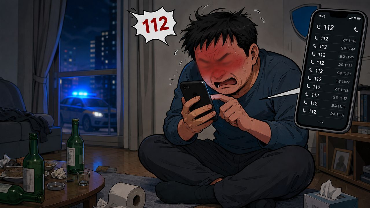 2일 술에 취한 채 112 허위 신고를 한 남성이 경찰의 즉결심판을 받았다. 이미지는 이해를 돕기 위해 생성형 AI로 제작한 사진. 퍼플렉시티