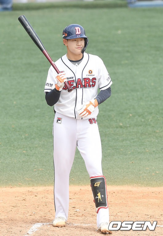 [OSEN=곽영래 기자] 210422 두산 임태윤 /youngrae@osen.co.kr