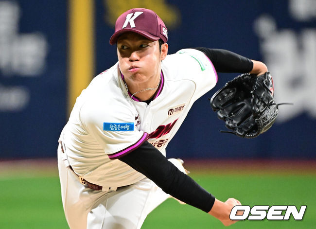 키움 히어로즈 안우진. /OSEN DB
