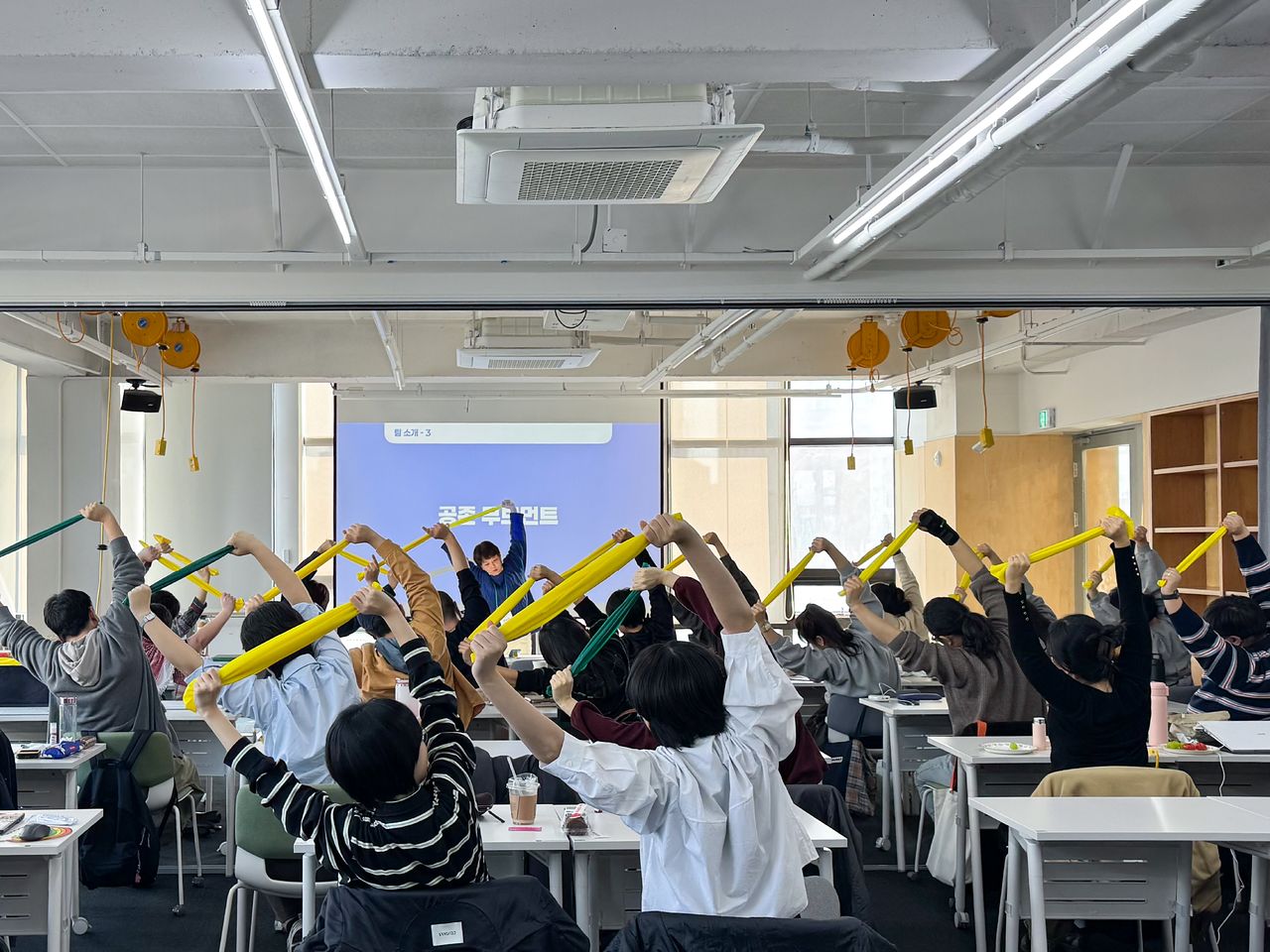 ‘인권운동 및 활동 지원사업’ 오리엔테이션에서 조승연 공존무브먼트 활동가가 발표를 진행하고 있다. [사진 다음세대재단]