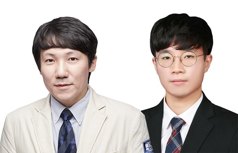 연구에 참여한 서울성모병원 하정훈 교수(왼쪽)와 성경헌 전공의(오른쪽). 사진 서울성모병원