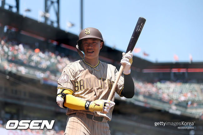 [사진] 샌디에이고 송성문  ⓒGettyimages(무단전재 및 재배포 금지)