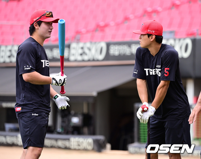KIA 윤도현과 김도영./OSEN DB