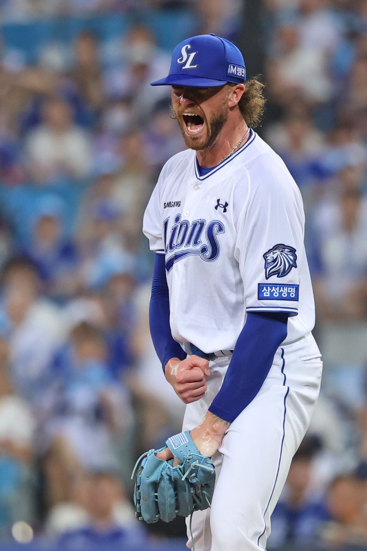 현역 빅리거 출신인 삼성 새 외국인 투수 크리스 페덱은 KBO 데뷔전에서 6이닝 무실점으로 역투해 ‘우승 청부사’로 기대를 모았다. [사진 삼성 라이온즈]